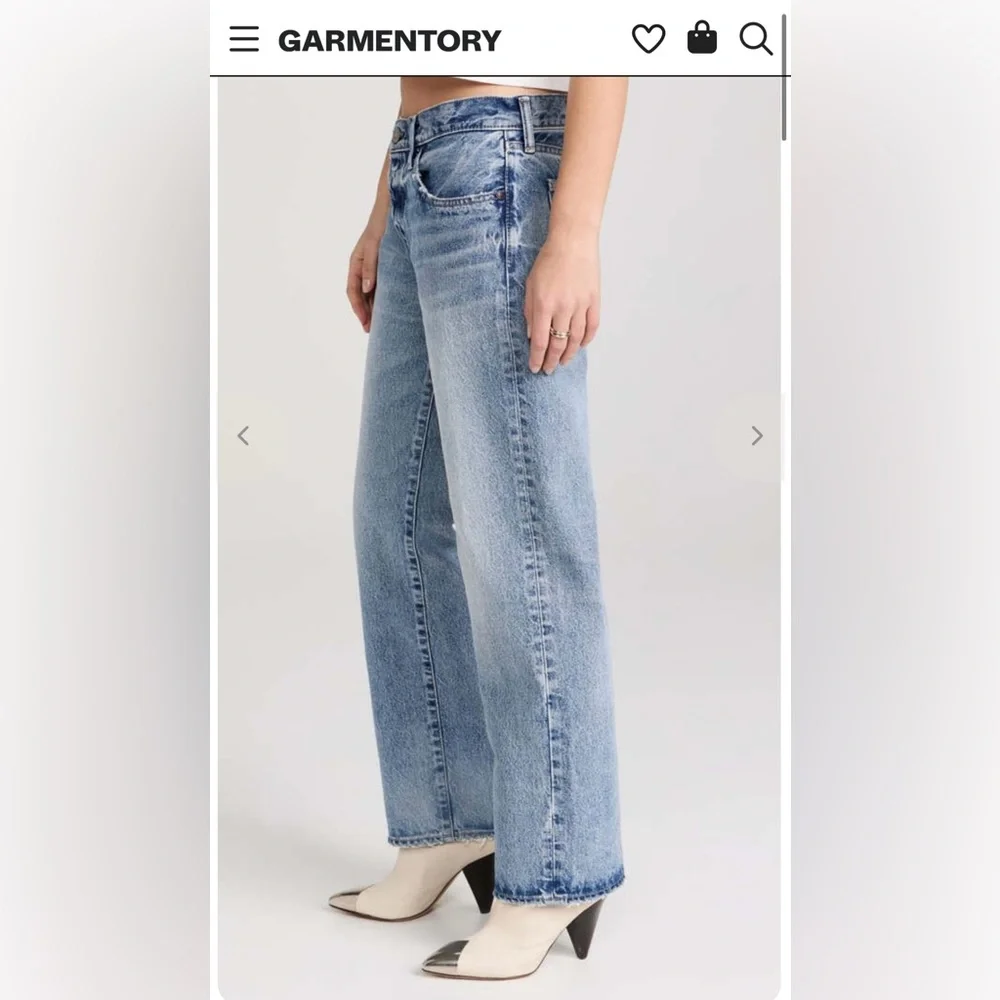 Moussy Vintage Joelton Straight Jeans 26 - Picture 1 of 7